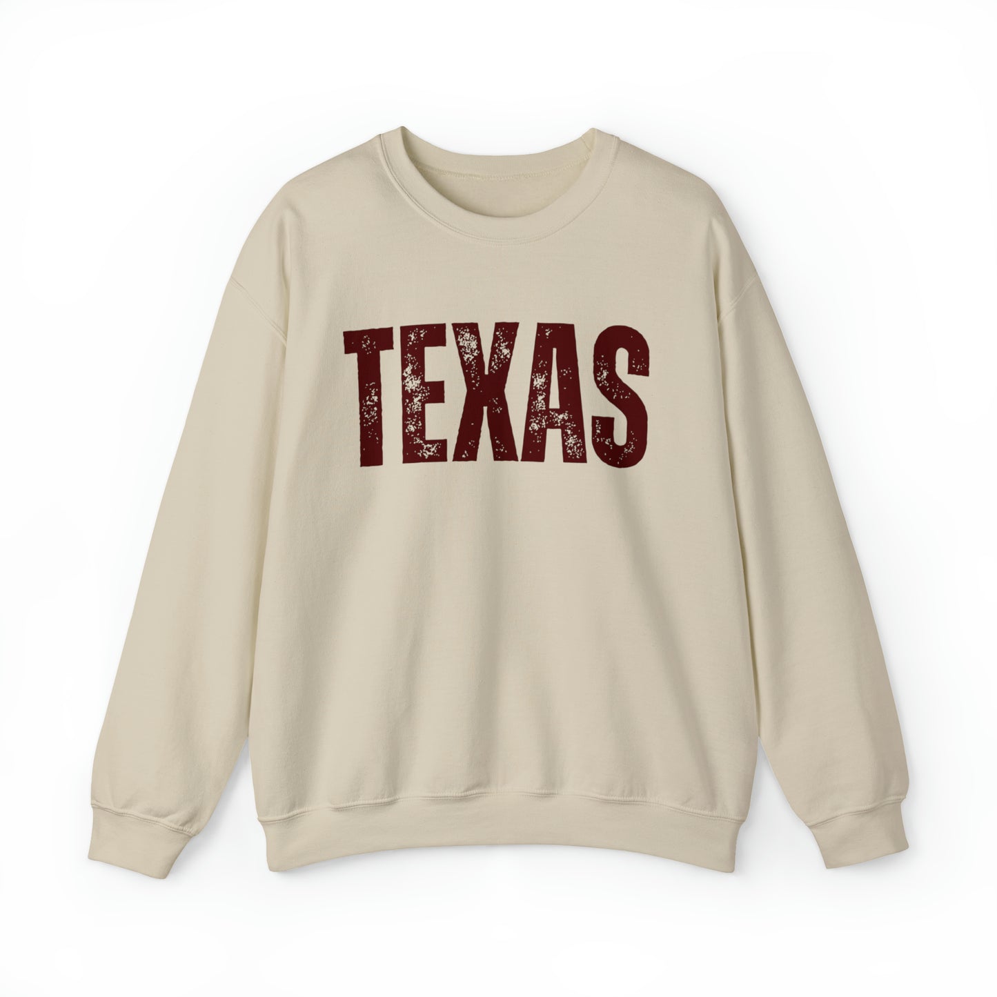 Texas Sweatshirt - Maroon