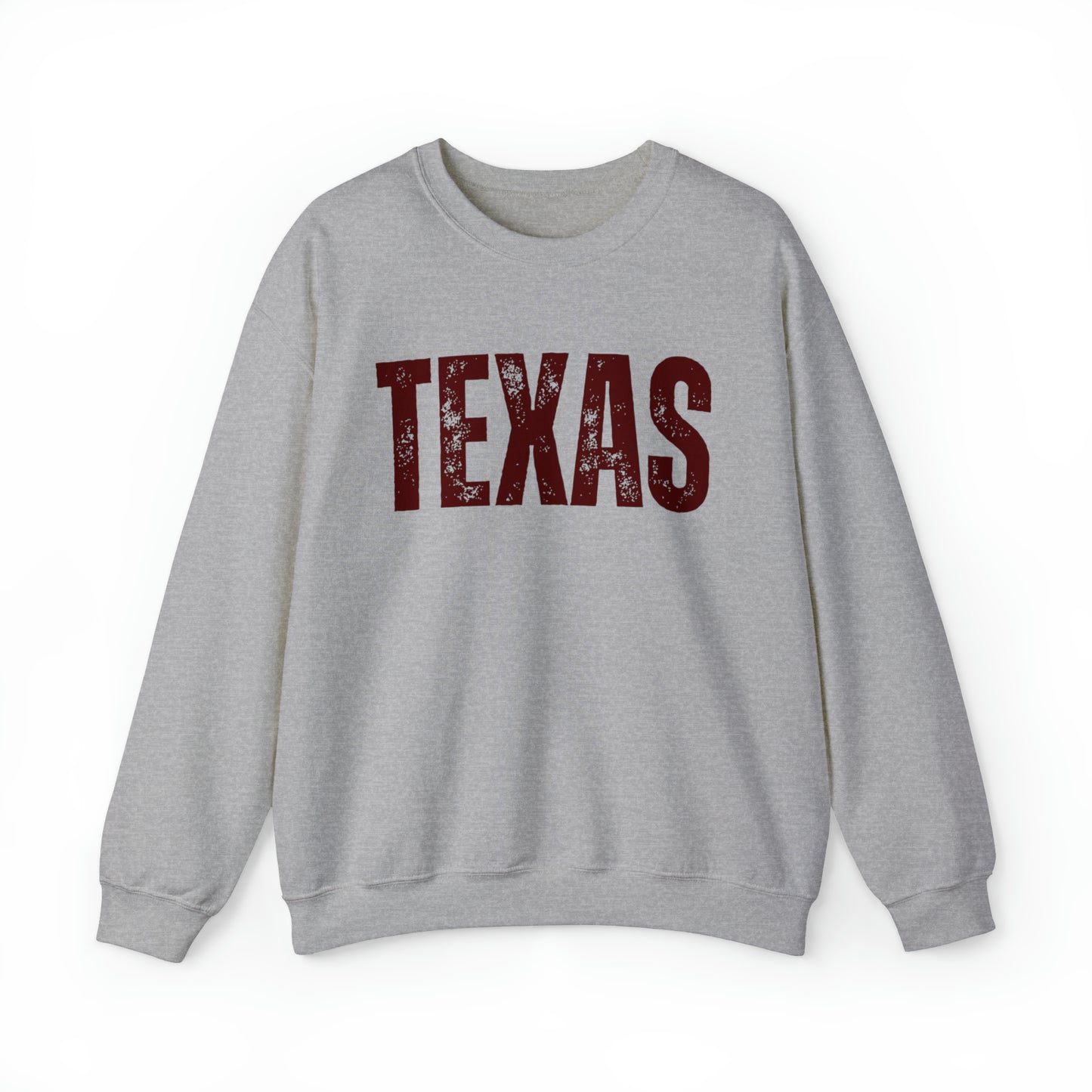 Texas Sweatshirt - Maroon