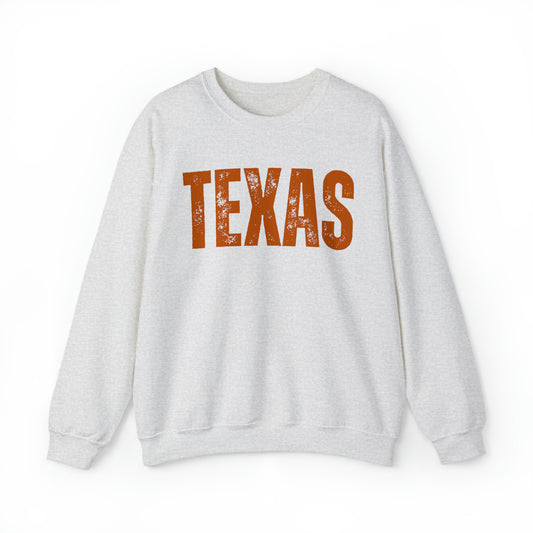 Texas Sweatshirt - Orange