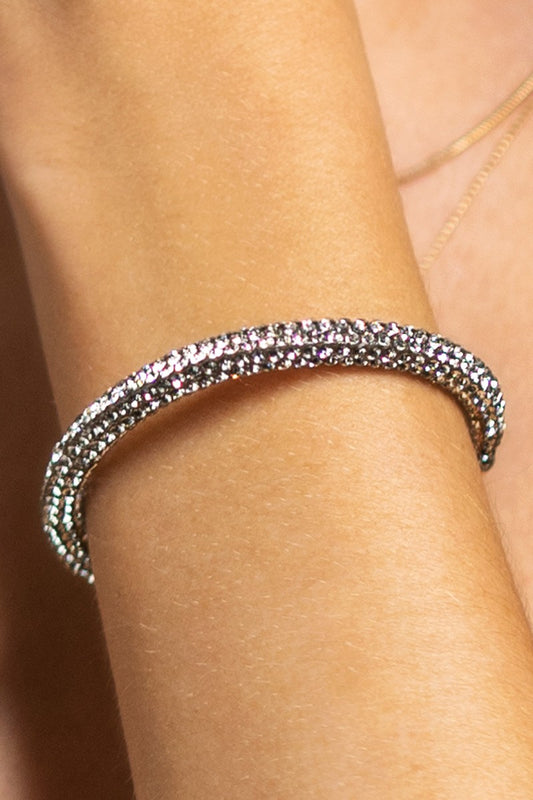 Rhinestone Cuff Bracelet