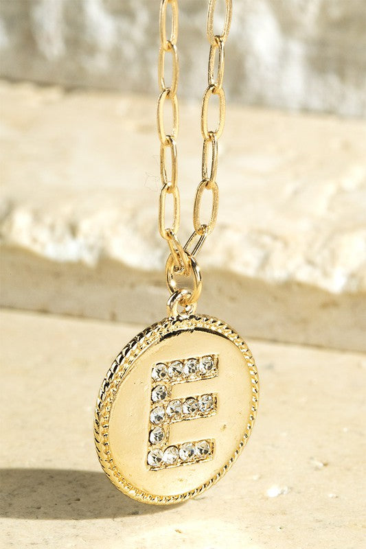 Gold Initial Necklace