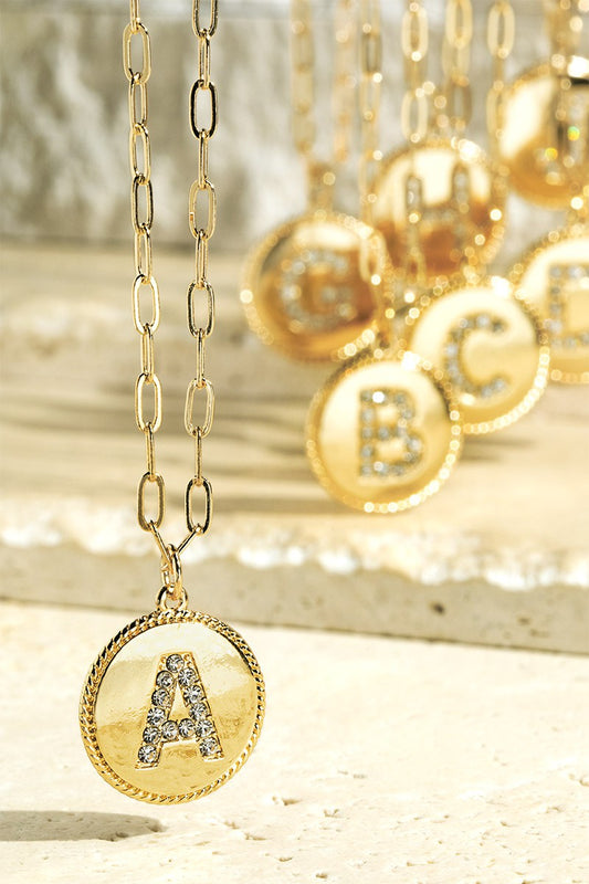 Gold Initial Necklace