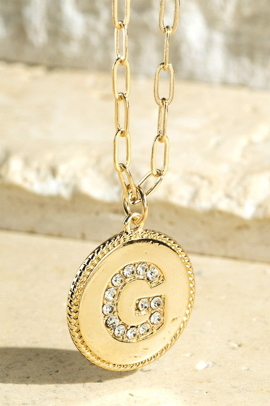 Gold Initial Necklace