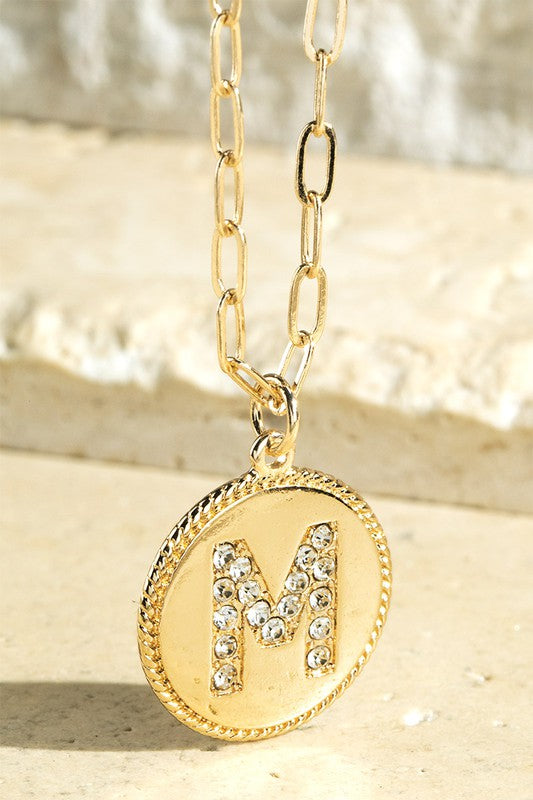 Gold Initial Necklace