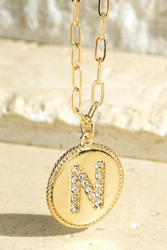 Gold Initial Necklace