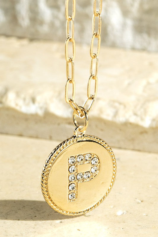 Gold Initial Necklace