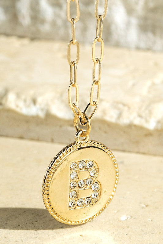 Gold Initial Necklace