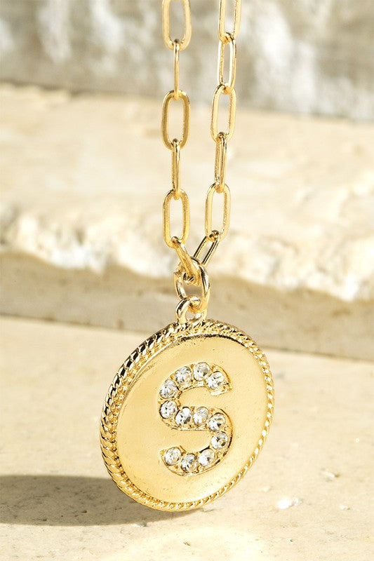 Gold Initial Necklace