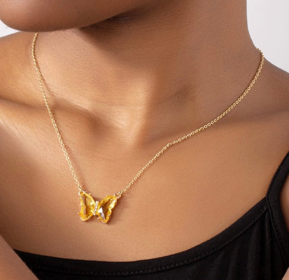 Butterfly Pendant Necklace