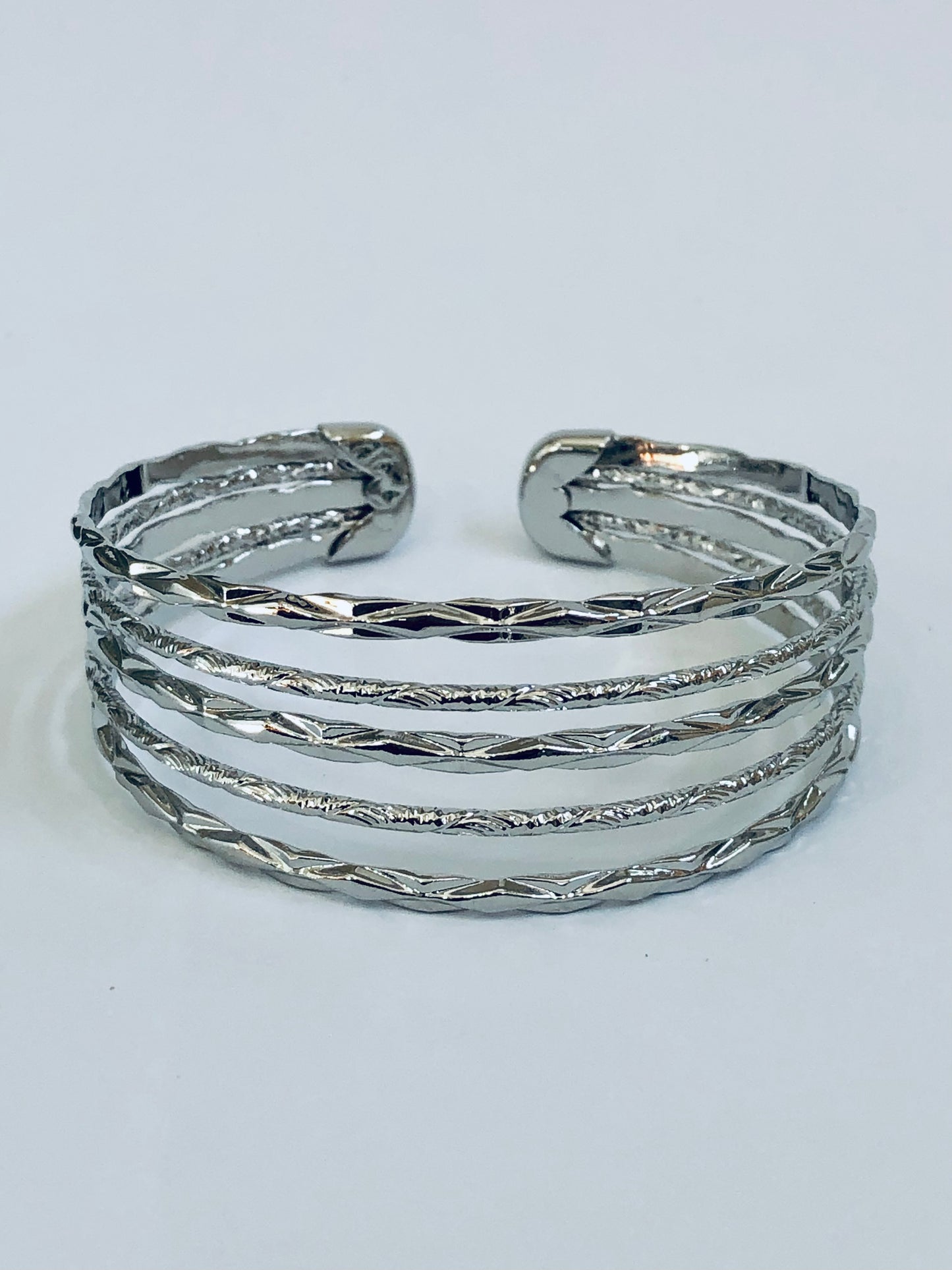 Textured Bangle Bracelet