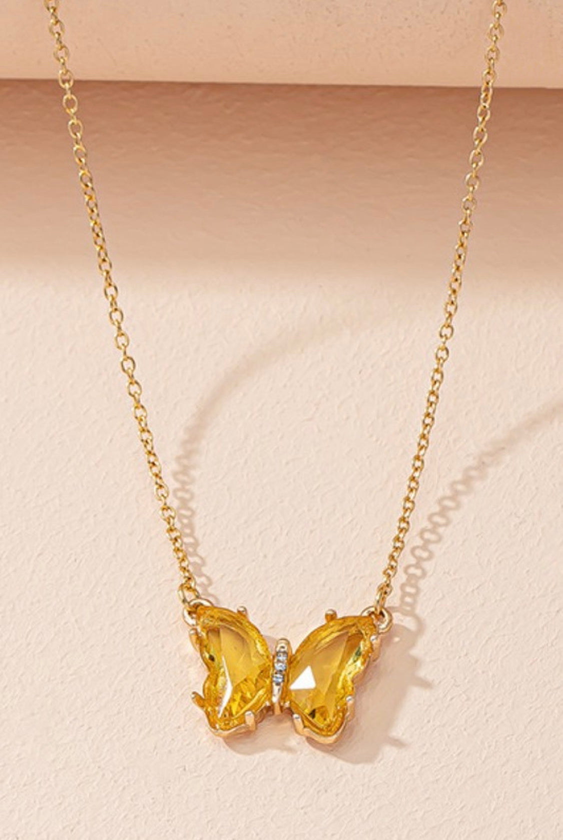 Butterfly Pendant Necklace