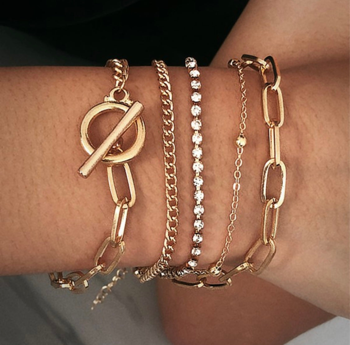 Paperclip Chain Bracelet